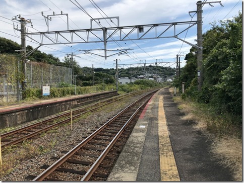 岩代駅ホーム