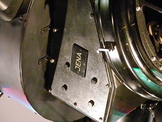 カールツァイス・イエナ社製プラネタリウム投影機  UPP23/3 ネームプレート 『JENA』